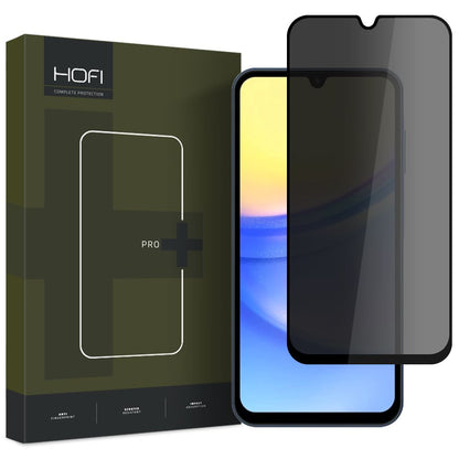 HOFI PRO+ Sichtschutz für Samsung Galaxy A15 5G A156 / A15 A155 / A25 A256, sicheres Glas, Vollkleber