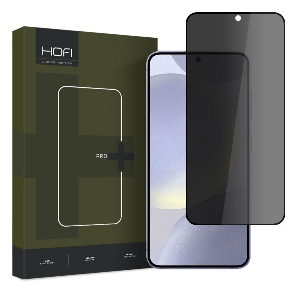 HOFI PRO+ Privacy Screen Protector for Samsung Galaxy S24 S921, Tempered Glass, Full Glue