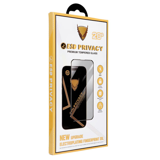Privacy OG Premium Displayschutzfolie für Samsung Galaxy S23 FE S711 / A54 A546, gehärtetes Glas, Full Glue
