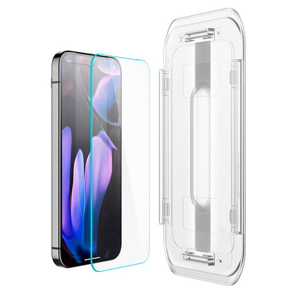 Spigen EZ FIT Screen Protector for Google Pixel 9 / 9 Pro, Tempered Glass, Full Glue, Set of 2, 2.5D AGL08442