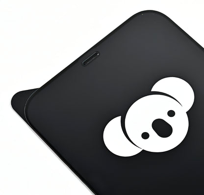 Bear HD Displayschutzfolie für Apple iPhone 17e / 16e / 14 / 13 Pro, gehärtetes Glas, Vollkleber, Schwarz