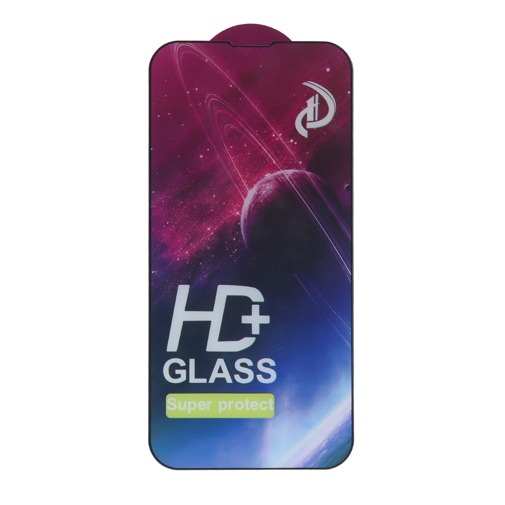 OEM Displayschutzfolie für Apple iPhone 18 Pro Max / 17 Pro Max, gehärtetes Glas, Full Glue, 10 Stück Set, 9D, Schwarz