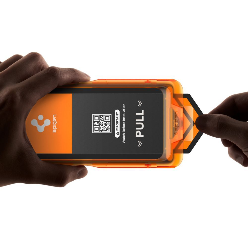 Schutzfolie Spigen GlastR Align Master Slim für Apple iPhone 17 Pro, Gehärtetes Glas, Vollkleber, Set 3 Stück AGL10103