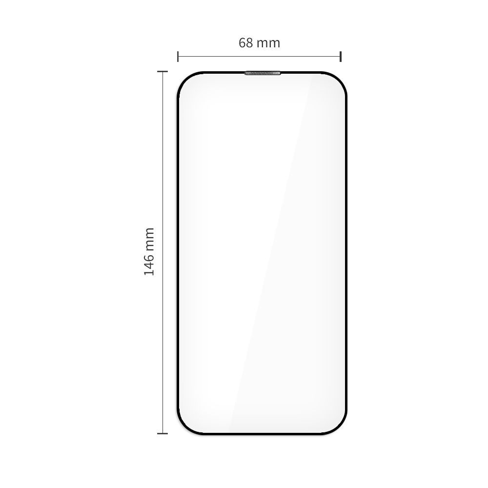 Schutzfolie Tech-Protect Quick Set+ für Apple iPhone 17, Gehärtetes Glas, Vollkleber, Set mit 2 Stück, Schwarz