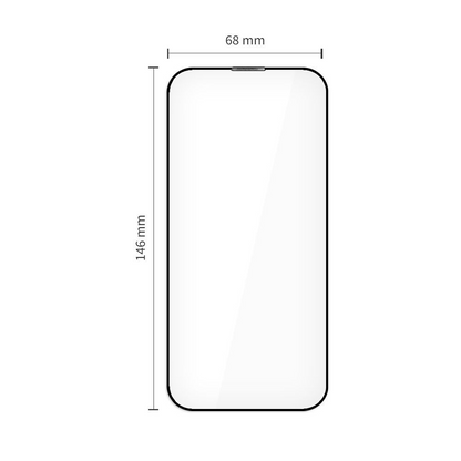 Schutzfolie Tech-Protect Quick Set+ für Apple iPhone 17, Gehärtetes Glas, Vollkleber, Set mit 2 Stück, Schwarz