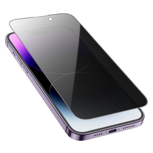 Schutzfolie Privacy HOCO G15 für Apple iPhone 14 Pro Max, Gehärtetes Glas, Vollkleber, 5D