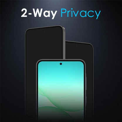 Privacy-Schutzfolie Northjo für Samsung Galaxy A57 5G, gehärtetes Glas, Full Glue, 2 Stück Set