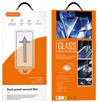 OEM Dust Free Easy Fit Displayschutzfolie für Samsung Galaxy S26 Ultra S948, gehärtetes Glas, Full Glue, Schwarz