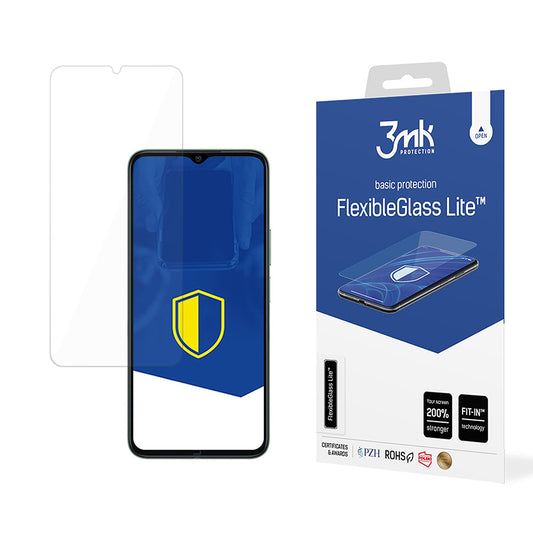 3MK FlexibleGlass Lite Displayschutzfolie für Honor X6b, Flexibles Glas, Vollkleber