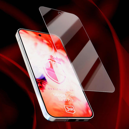 3MK FlexibleGlass Displayschutzfolie für Google Pixel 10 Pro / 10, Flexibles Glas, Vollflächig Klebend