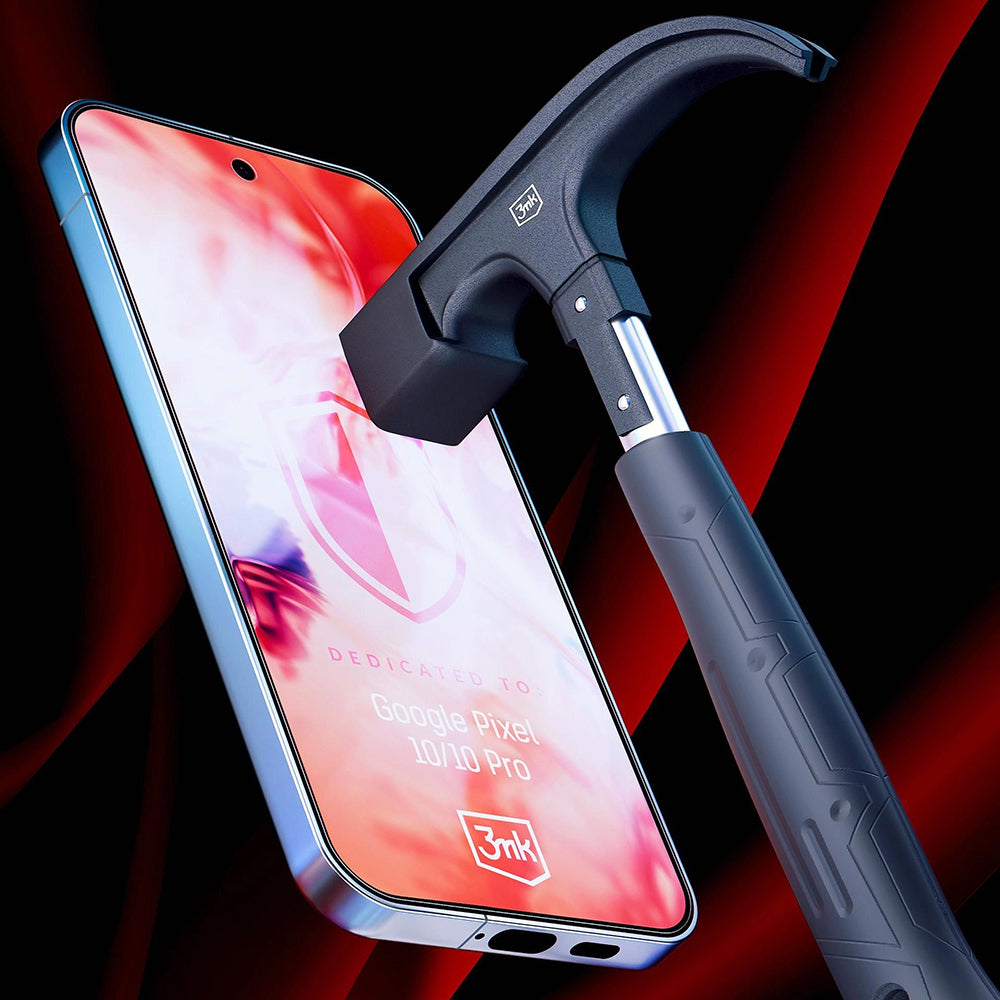 3MK FlexibleGlass Displayschutzfolie für Google Pixel 10 Pro / 10, Flexibles Glas, Vollflächig Klebend