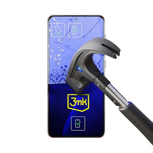 3MK FlexibleGlass Displayschutzfolie für Google Pixel 8 Pro, Flexibles Glas, Vollflächig Klebend