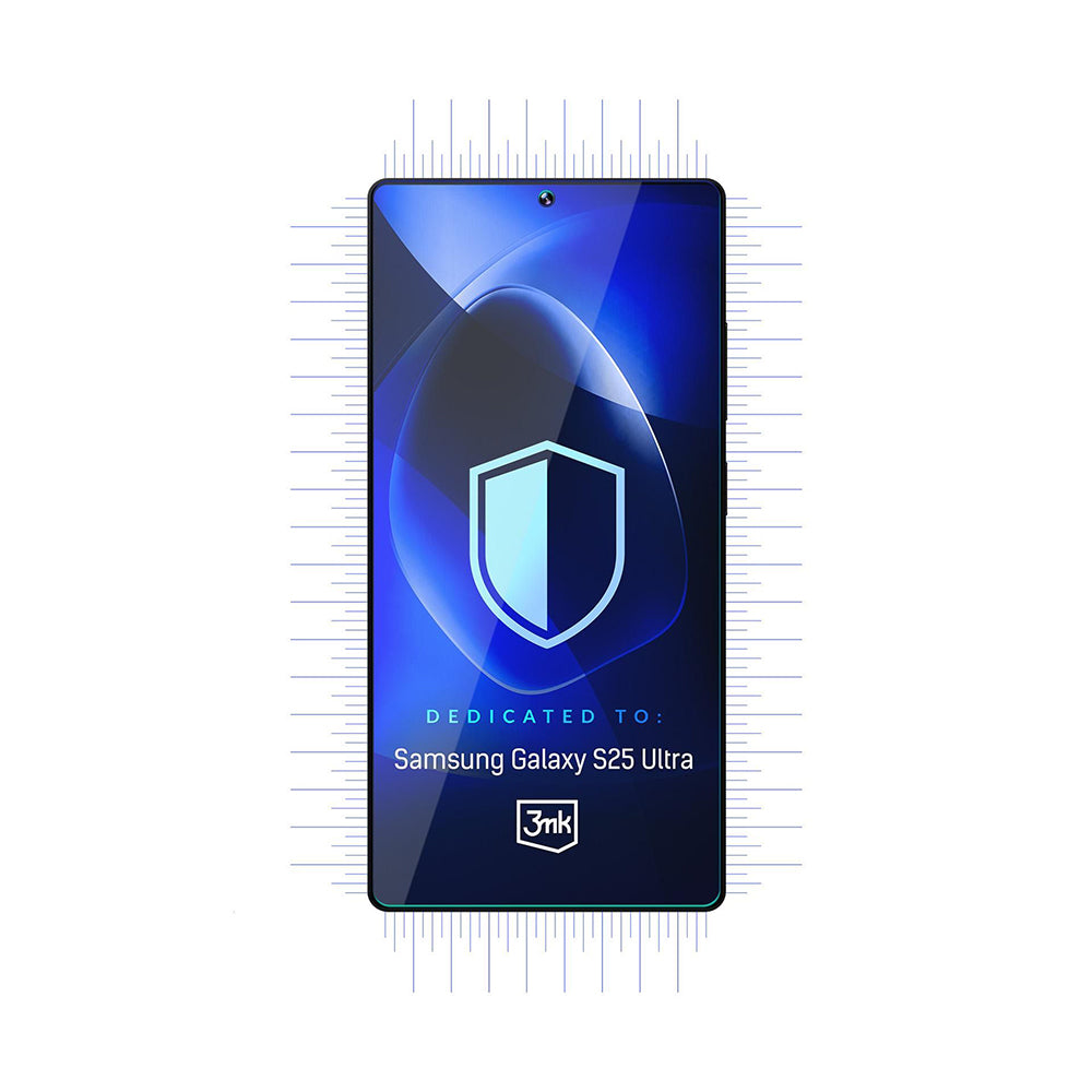 3MK FlexibleGlass Displayschutzfolie für Samsung Galaxy S25 Ultra S938, Flexibles Glas, Vollkleber