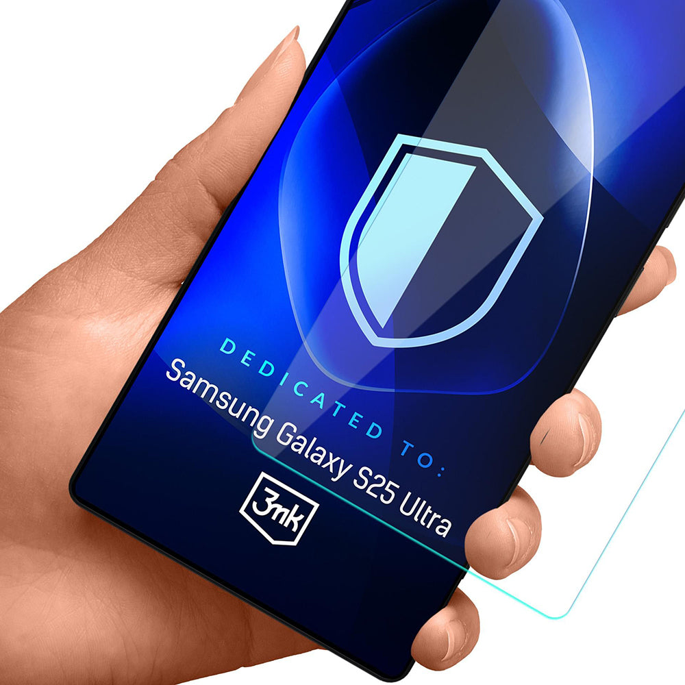 3MK FlexibleGlass Displayschutzfolie für Samsung Galaxy S25 Ultra S938, Flexibles Glas, Vollkleber