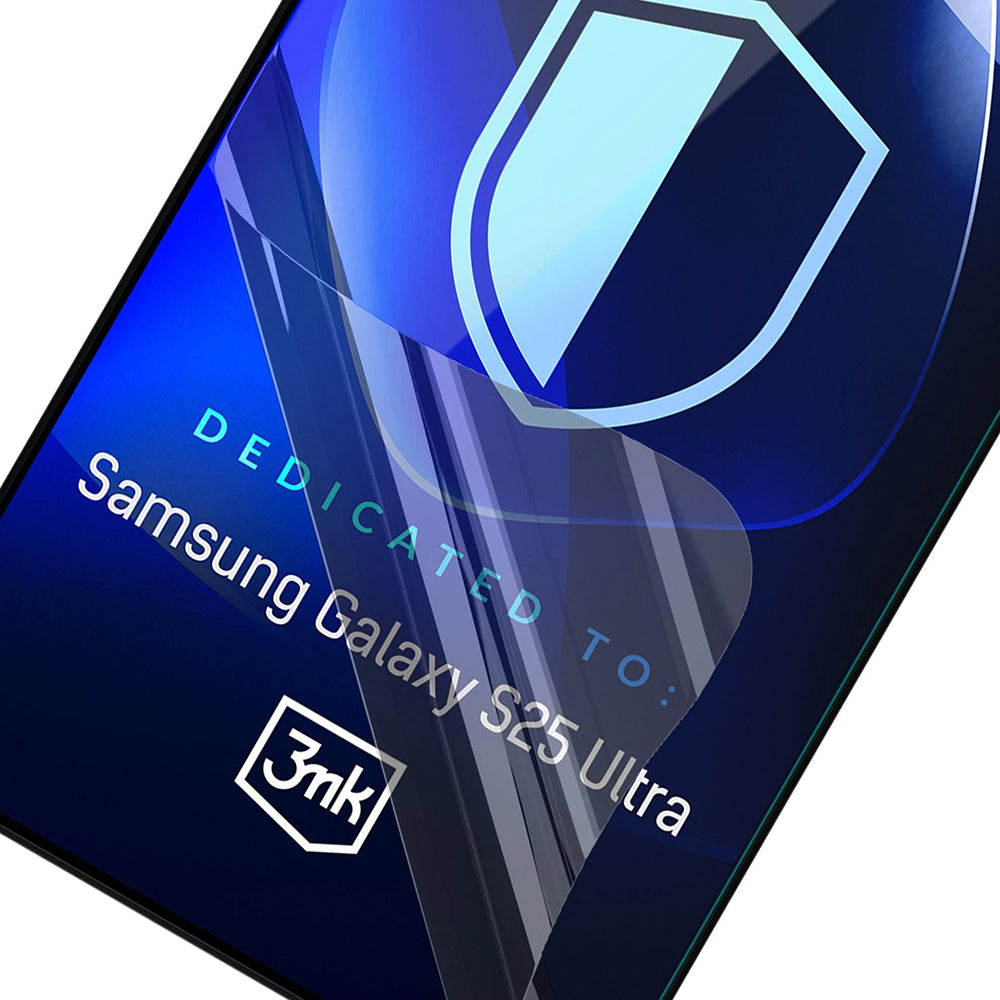 3MK FlexibleGlass Displayschutzfolie für Samsung Galaxy S25 Ultra S938, Flexibles Glas, Vollkleber