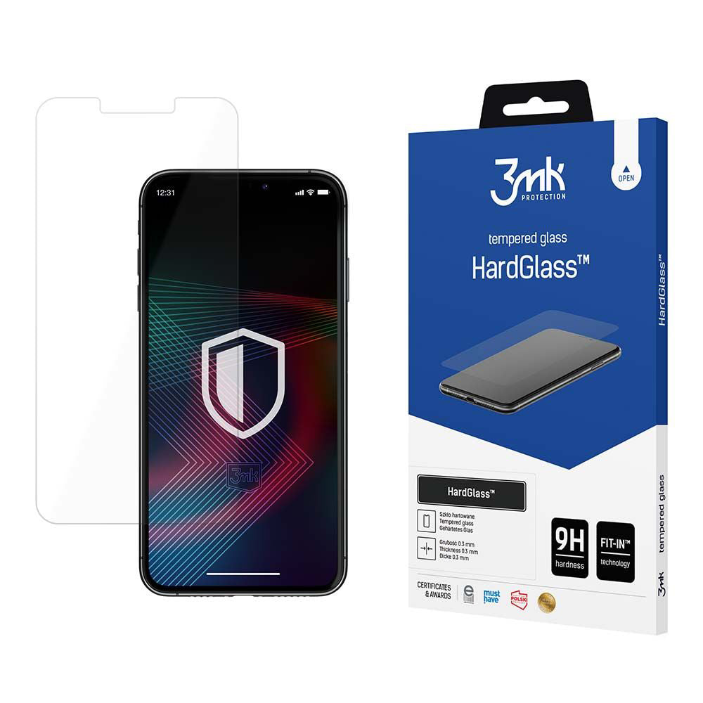 3MK HardGlass Displayschutzfolie für Honor 400 Lite, gehärtetes Glas, Full Glue