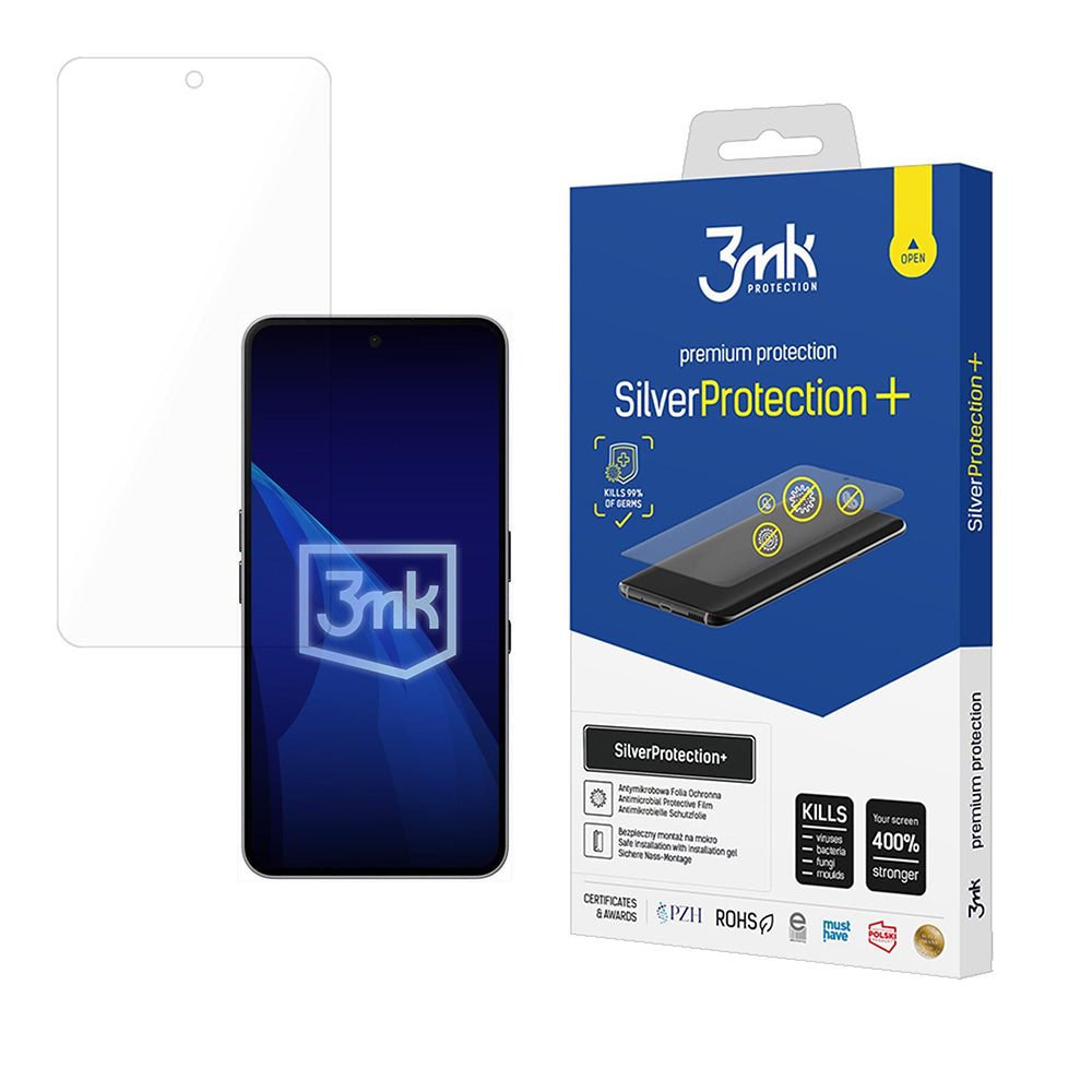 3MK Silver Protect+ Screen Protector for Nothing Phone (3a) / Phone (3a) Pro, Plastic