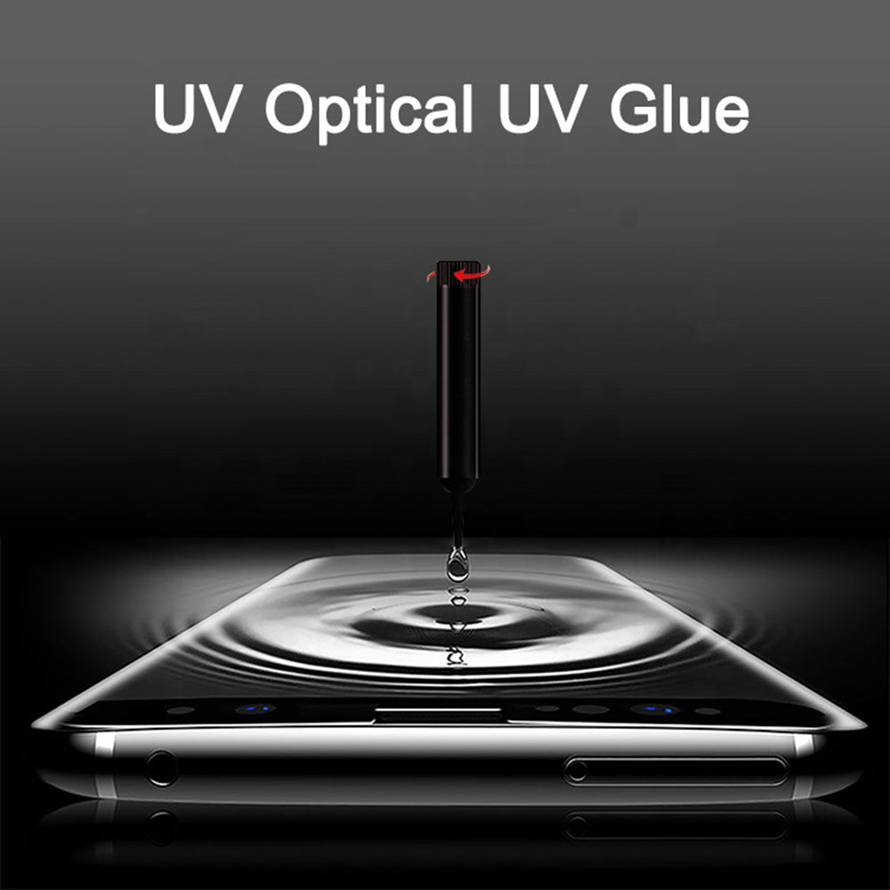 Lito Displayschutzfolie für Samsung Galaxy Note 10+ 5G N976 / Note 10+ N975, gehärtetes Glas, UV-Kleber, 3D