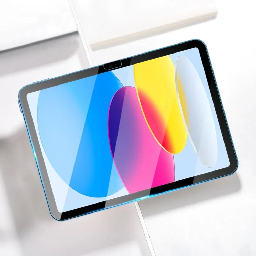 Clear Lito Classic Displayschutzfolie für Apple iPad (2025) / (2022), gehärtetes Glas, Full Glue, 2.5D