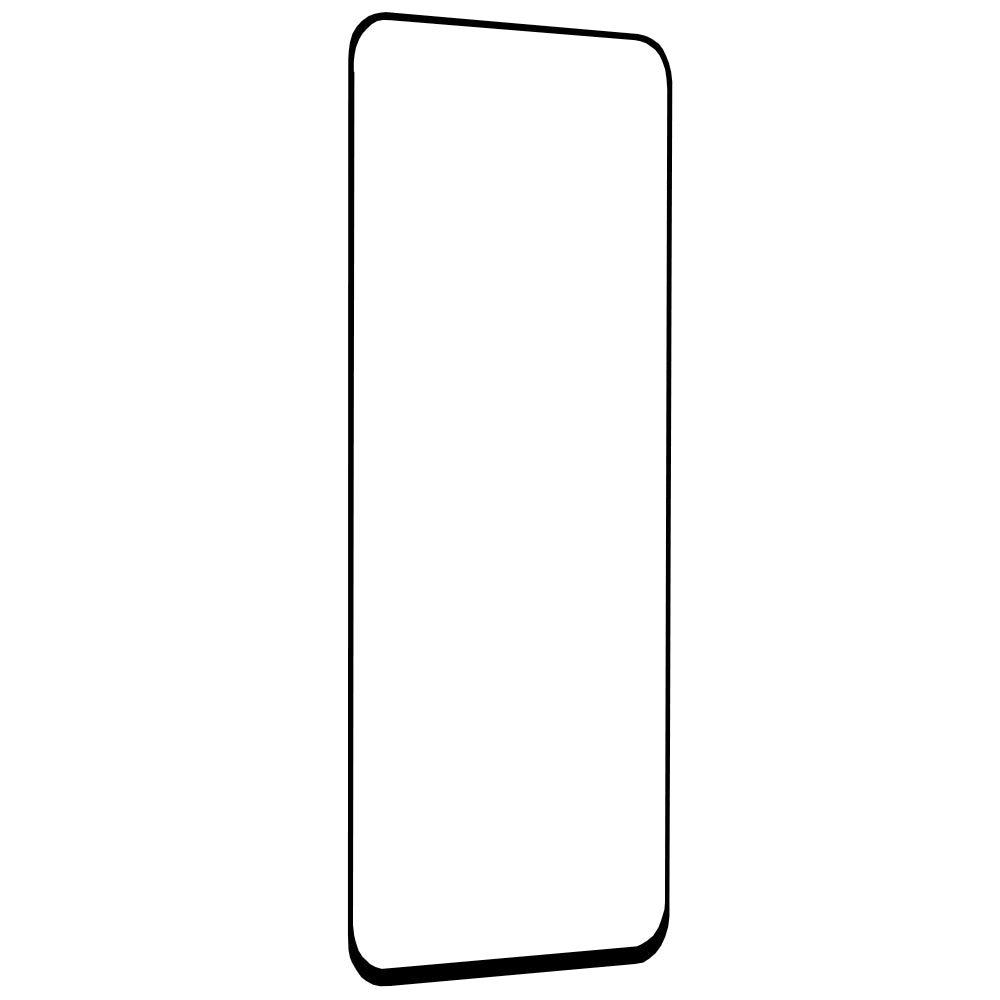 Techsuit Displayschutzfolie für OnePlus Nord 2T / Nord CE 5G / Nord 2 5G, gehärtetes Glas, Full Glue, 111D, Schwarz