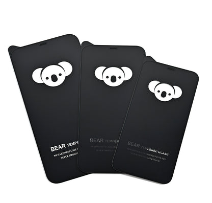 Bear HD Displayschutzfolie für Samsung Galaxy S24 S921, gehärtetes Glas, Full Glue, Schwarz