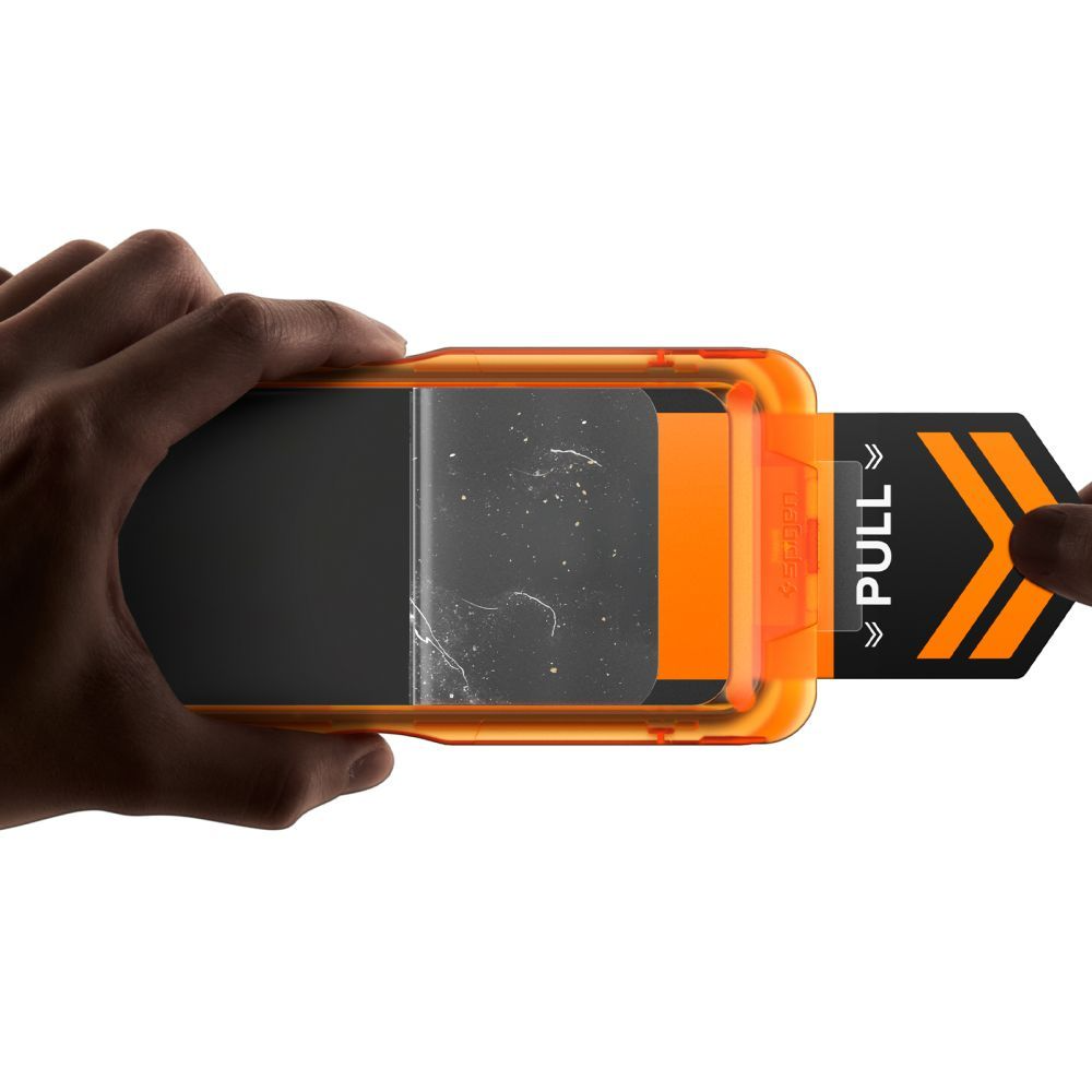 Schutzfolie Spigen GlastR Align Master Slim für Apple iPhone 17 Pro Max, Gehärtetes Glas, Vollkleber, Set 3 Stück AGL10099