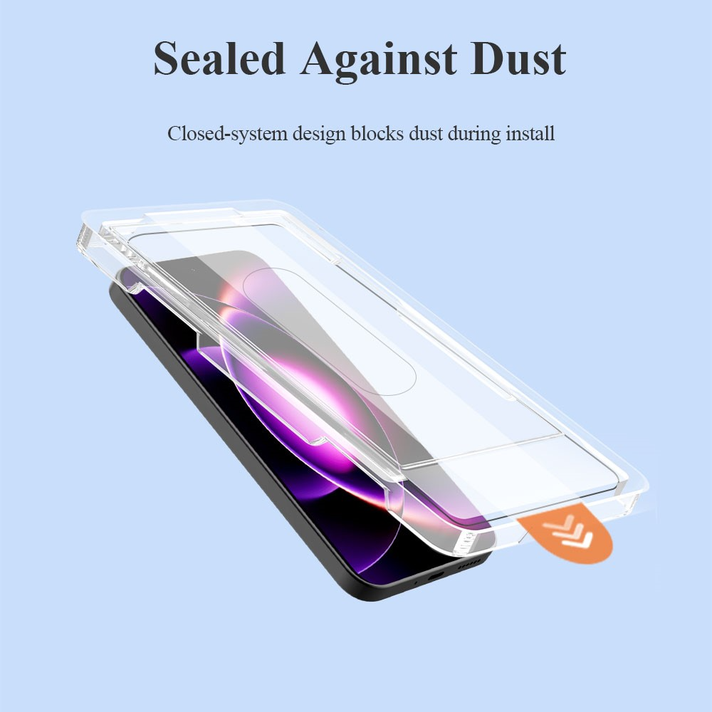 Lereach Displayschutzfolie für Xiaomi 17T Pro, gehärtetes Glas, Full Glue, Schwarz