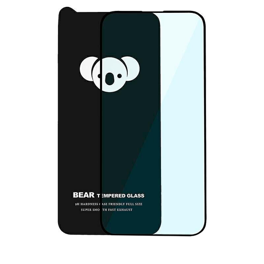 Bear HD Displayschutzfolie für Samsung Galaxy A37 5G / A56 A566 / A36 A366, gehärtetes Glas, Full Glue, Schwarz