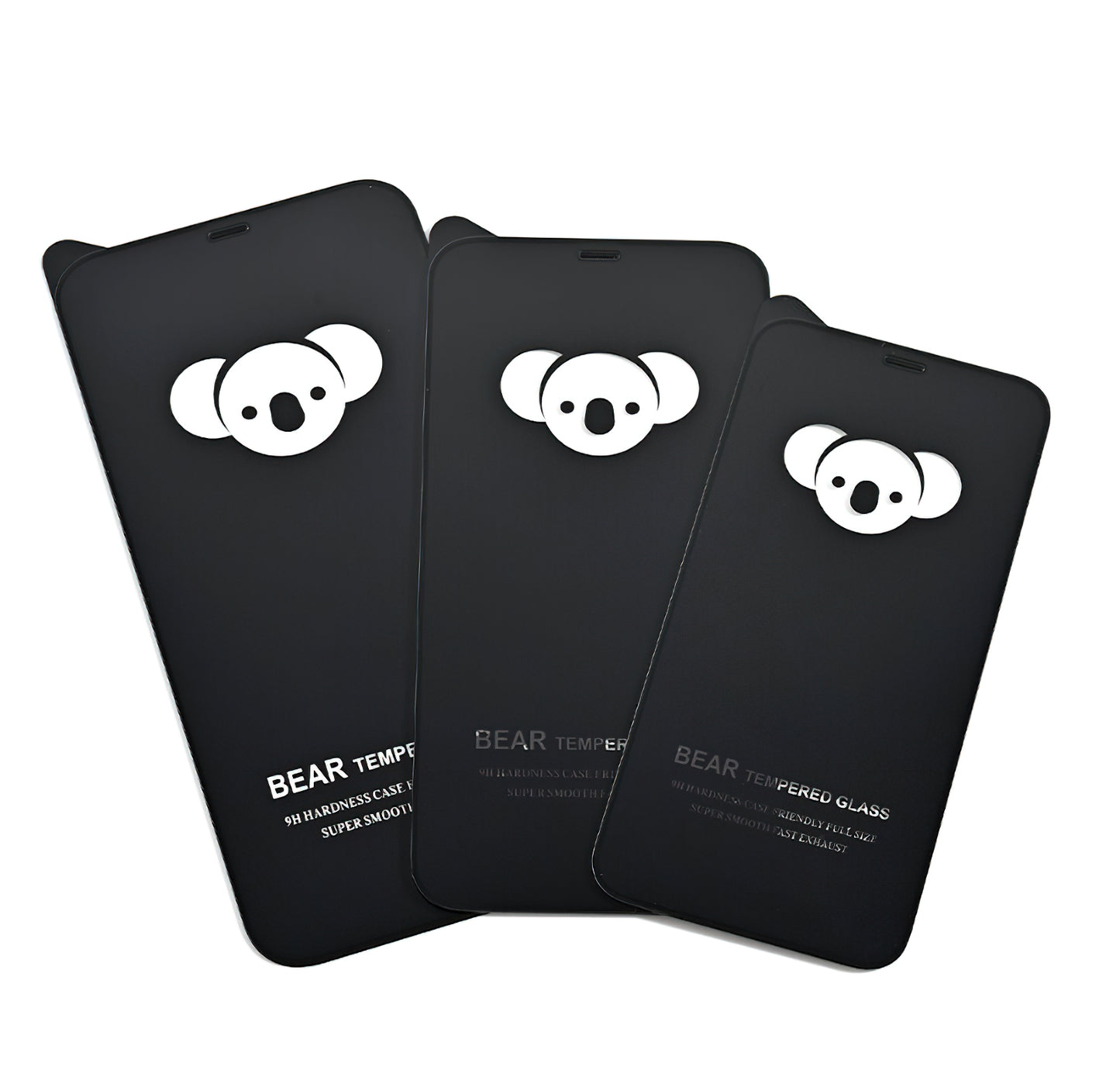 Privacy Bear Displayschutzfolie für Apple iPhone 17, gehärtetes Glas, Full Glue