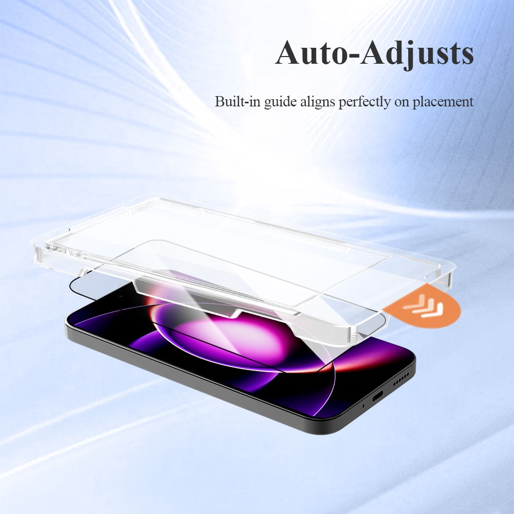 Lereach Displayschutzfolie für Xiaomi 17T Pro, gehärtetes Glas, Full Glue, Schwarz