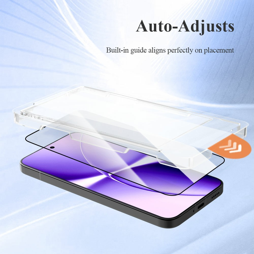 Lereach Displayschutzfolie für Xiaomi Poco X8 Pro Max, gehärtetes Glas, Full Glue, Schwarz