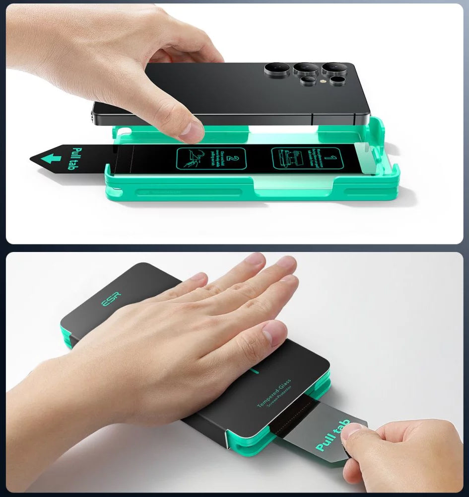 Schutzfolie ESR für Samsung Galaxy S25 Ultra S938, gehärtetes Glas, Full Glue, Set 2 Stück