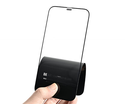 Bear HD Displayschutzfolie für Apple iPhone 17 Air, gehärtetes Glas, Full Glue, Schwarz