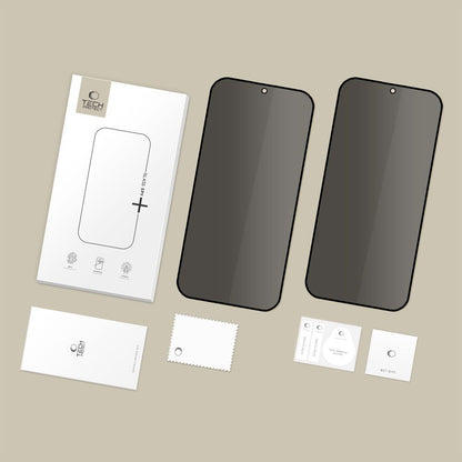 Schutzfolie Privacy Tech-Protect Spy+ für Samsung Galaxy S26 S942, gehärtetes Glas, Full Glue, Set mit 2 Stück