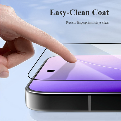 Lereach Displayschutzfolie für Xiaomi Poco X8 Pro Max, gehärtetes Glas, Full Glue, Schwarz