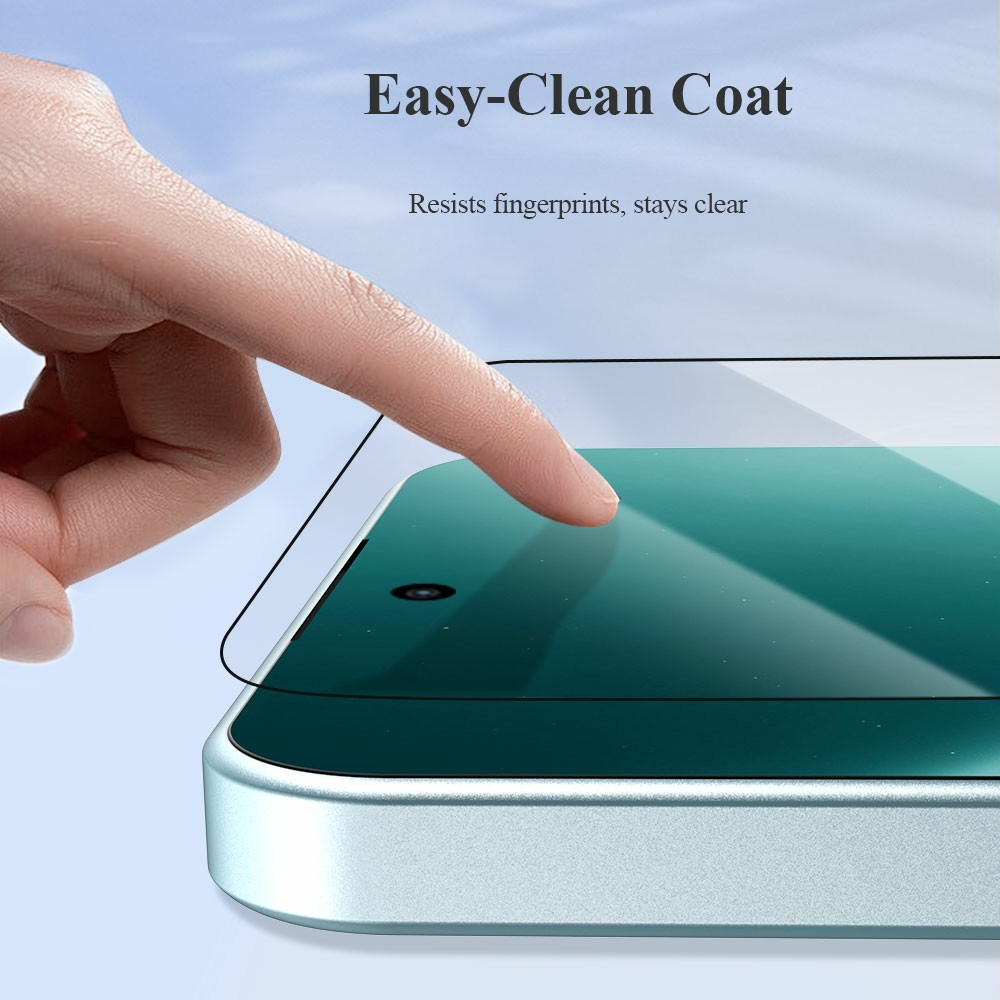 Lereach Displayschutzfolie für Xiaomi Redmi Note 15 Pro 5G, gehärtetes Glas, Full Glue, Schwarz