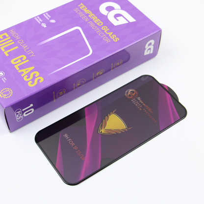 OG Premium Displayschutzfolie für Samsung Galaxy A57 5G, gehärtetes Glas, Full Glue, 10 Stück Set