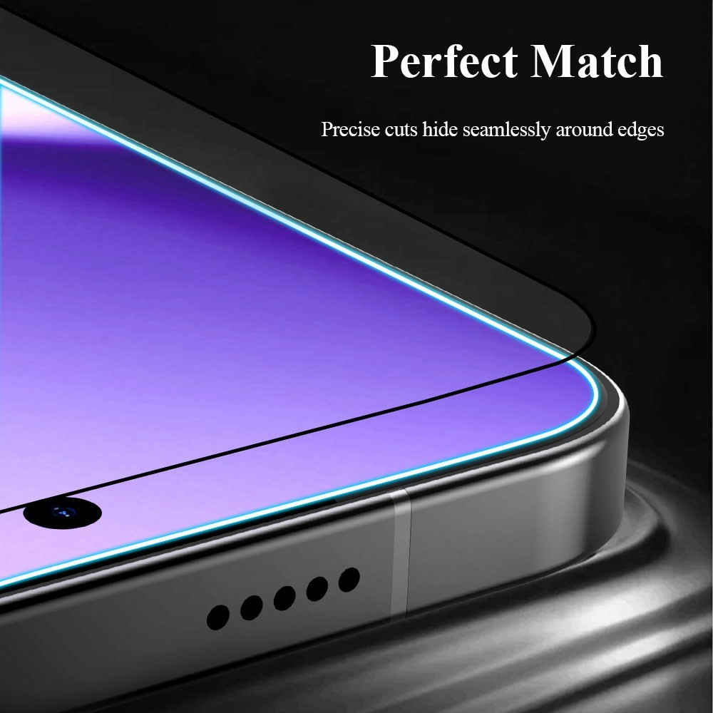 Lereach Displayschutzfolie für Xiaomi Poco X8 Pro Max, gehärtetes Glas, Full Glue, Schwarz
