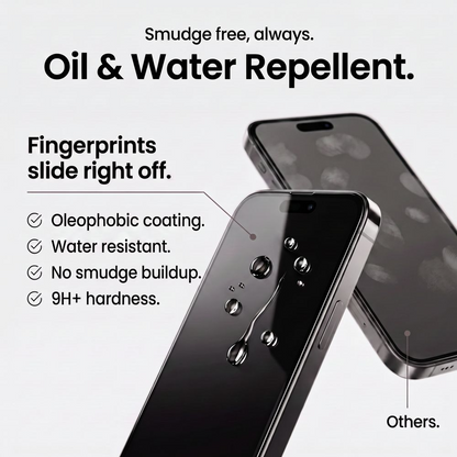 Tech-Protect OneTouch Displayschutzfolie für Apple iPhone 18 Pro Max / 17 Pro Max, gehärtetes Glas, Full Glue, 2er Set, transparent