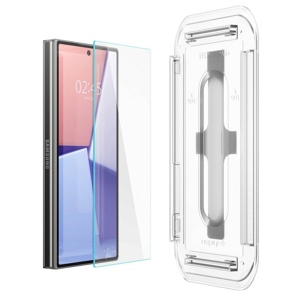 Spigen EZ FIT Screen Protector for Samsung Galaxy Z Fold6 F956, Tempered Glass, Full Glue, Set of 2 pieces, 2.5D, Outer Screen AGL07969