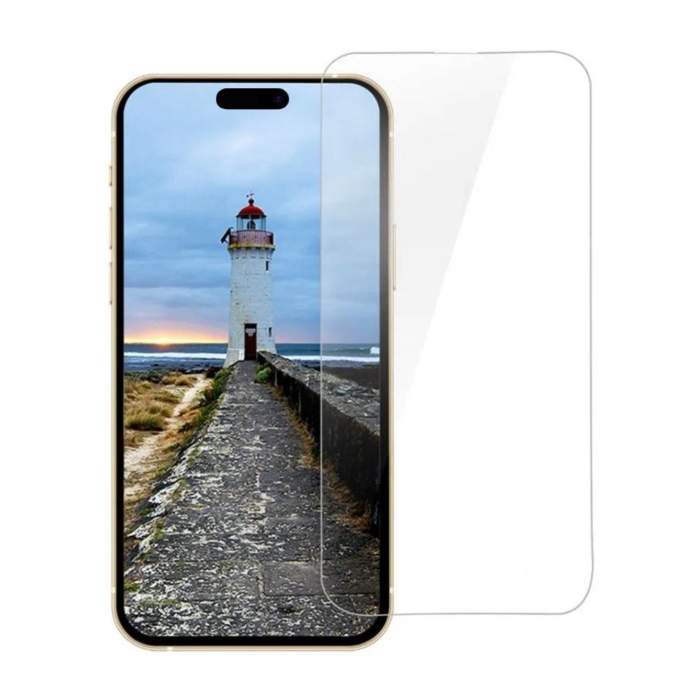 Anank 1X Verstärkter Displayschutzfolie für Apple iPhone 16, Sicherheitsglas, Vollkleber, 3D, 10 Stück Set