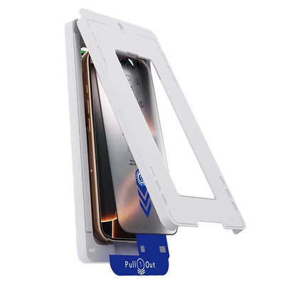 Anank 2X Verstärkte Displayschutzfolie für Apple iPhone 15 Pro Max, Sicherheitsglas, Vollkleber, 2.5D, Schwarz