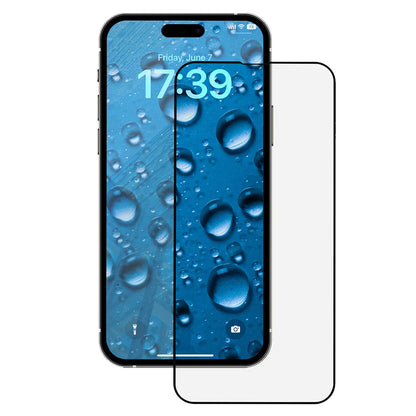 Anank 3X Reinforced Screen Protector for Apple iPhone 16 Pro Max, Tempered Glass, Full Glue, 2.5D, Black