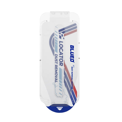 Blueo Anti-Dust HD Applicator Pro Displayschutzfolie für Apple iPhone 15 Pro Max, gehärtetes Glas, Vollkleber, Schwarz