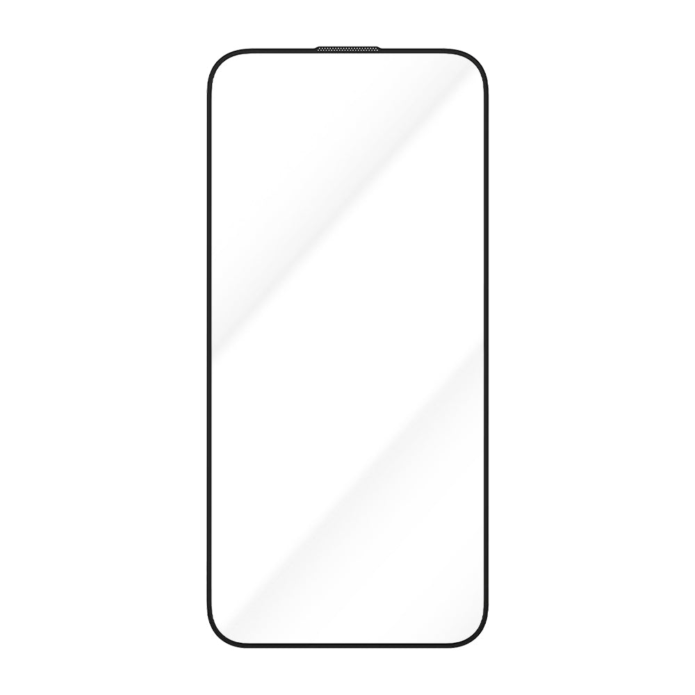 Blueo Anti-Dust HD Applicator Pro Displayschutzfolie für Apple iPhone 16 Pro, gehärtetes Glas, Vollkleber, Schwarz