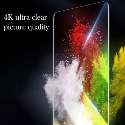 Blueo Anti-Dust HD Applicator Pro Displayschutzfolie für Apple iPhone 16 Pro, gehärtetes Glas, Vollkleber, Schwarz
