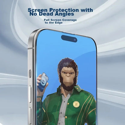 Blueo Anti-Glare Screen Protector Film for Apple iPhone 11 / XR, Tempered Glass, Full Glue, Black