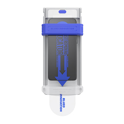 Blueo AR Applicator Pro Displayschutzfolie für Apple iPhone 16 Pro, gehärtetes Glas, Full Glue, 3D, Schwarz