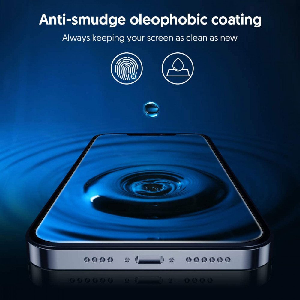 Schutzfolie Blueo HD für Samsung Galaxy S26 S942, gehärtetes Glas, Full Glue, 2.5D, Set mit 5 Stück, Schwarz