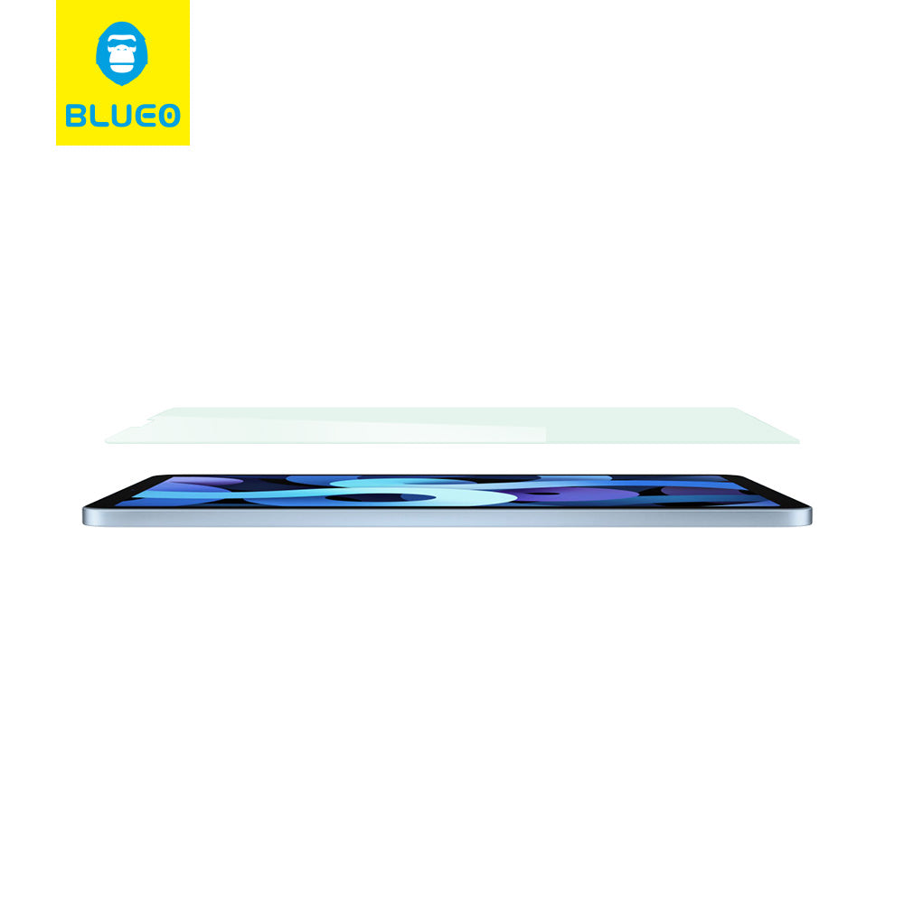 Blueo Displayschutzfolie für Apple iPad (2025) / (2022), gehärtetes Glas, Full Glue